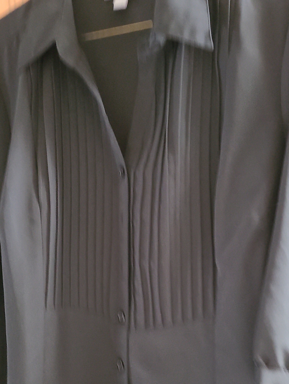 Essentials Black Pleated Front Women's Jacket